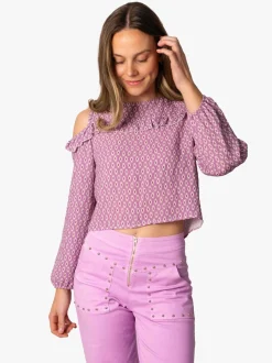 Blusa Aberturas Maya Lila