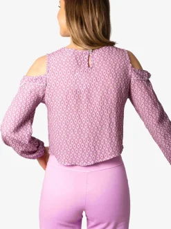 Blusa Aberturas Maya Lila