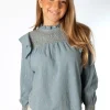 Blusa Bambula Gold Azul