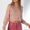 Blusa Delight Volantes Rosa