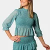 Blusa Nido Abeja Daisy Verde