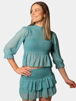 Blusa Nido Abeja Daisy Verde