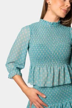 Blusa Nido Abeja Daisy Verde