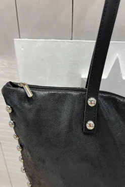 Bolso Maxi Tachuelas Negro