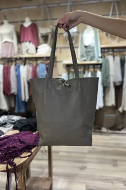 Bolso Shopper Piel Marrón