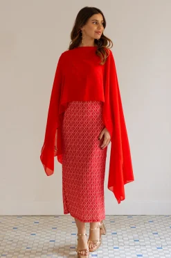 Capa Gasa Rojo