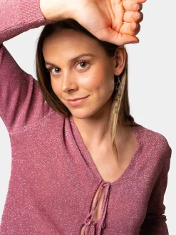 Chaqueta Lúrex Lazadas Blush