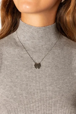 Collar Destello Plateado