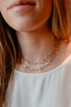 Collar Infinity Love Dorado