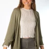 Cárdigan Lurex Verde