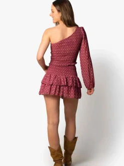 Falda Doble Volante Indie Blush