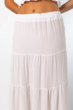 Falda Ibiza Brillo Blanco