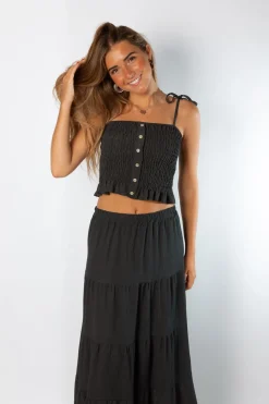 Falda Ibiza Brillo Gris