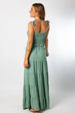 Falda Ibiza Brillo Verde