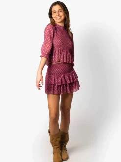 Falda Pant Volantes Daisy Blush