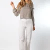 Pantalón Línea Tachuelas Blanco