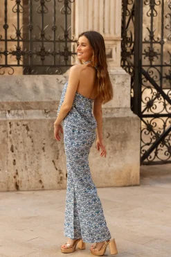 Pantalón Recto Atabey Azul