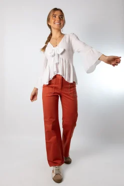 Pantalón Tachuelas Sunlight Teja