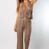 Pantalones Stripes Verde