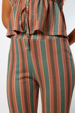 Pantalones Stripes Verde