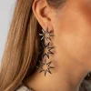 Pendientes Largos Bang Plata