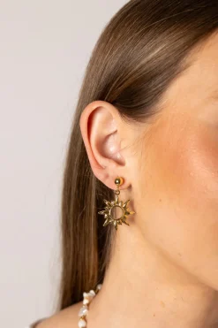 Pendientes Sunshine Dorado
