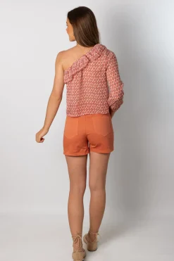 Short Botones Melocotón