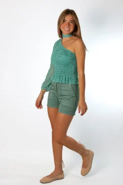 Short Tachuelas Back Verde