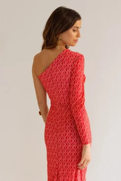 Vestido Aura Rojo