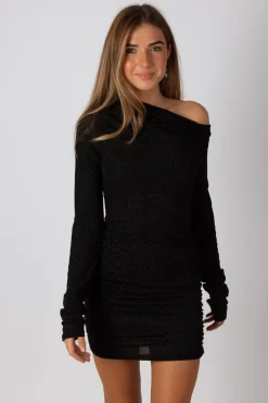 Vestido Trust Escote Bardot Negro